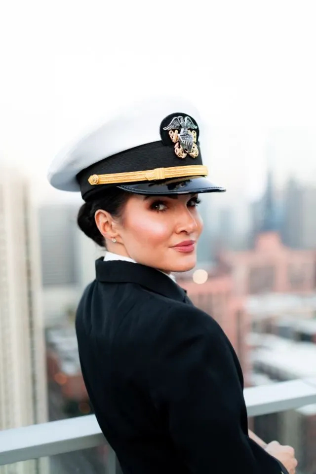Headshot of LCDR Kellie Sbrocchi